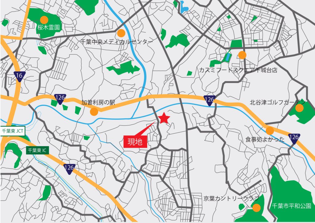 【地図】 若葉区大宮町の2区画のご紹介です。202㎡180万円、390㎡350万円になります。現況は更地。お気軽にお問合せ下さい。お待ちしております。