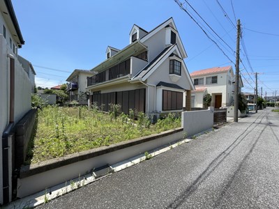 【建築条件付】流山市西初石四丁目売地（古家有）