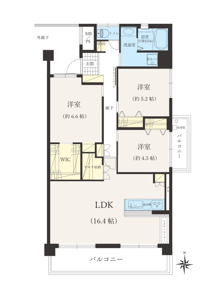 【間取り】3LDK