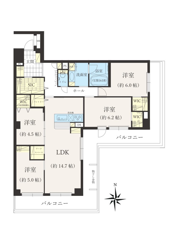 【間取り】4LDK