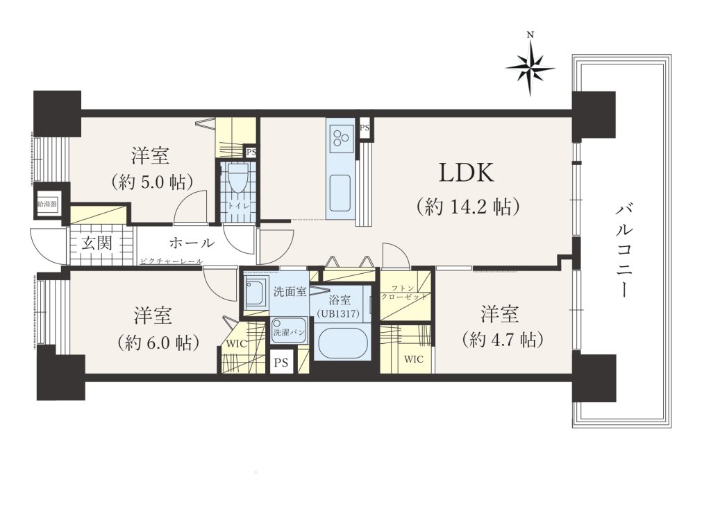 【間取り】3LDK