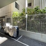 【バイク置き場】バイク置き場は月額500円になります。空き状況は随時ご確認ください。