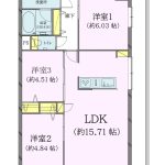 【間取り】3LDK+WIC+SIC
