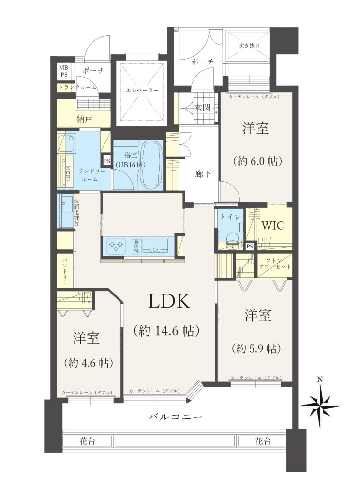 【間取り】3LDK