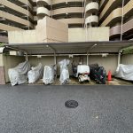 【バイク置き場】 バイク置き場は月額　利用料は無料です。