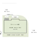【区画図】 第一種中高層住居専用地域に建つ全6戸のアパートです。