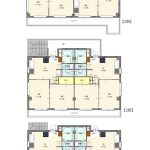 【間取り図】間取り：2DK×5戸・1DK×1戸