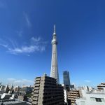 【眺望】 ルーフバルコニーからはスカイツリーが望めます。