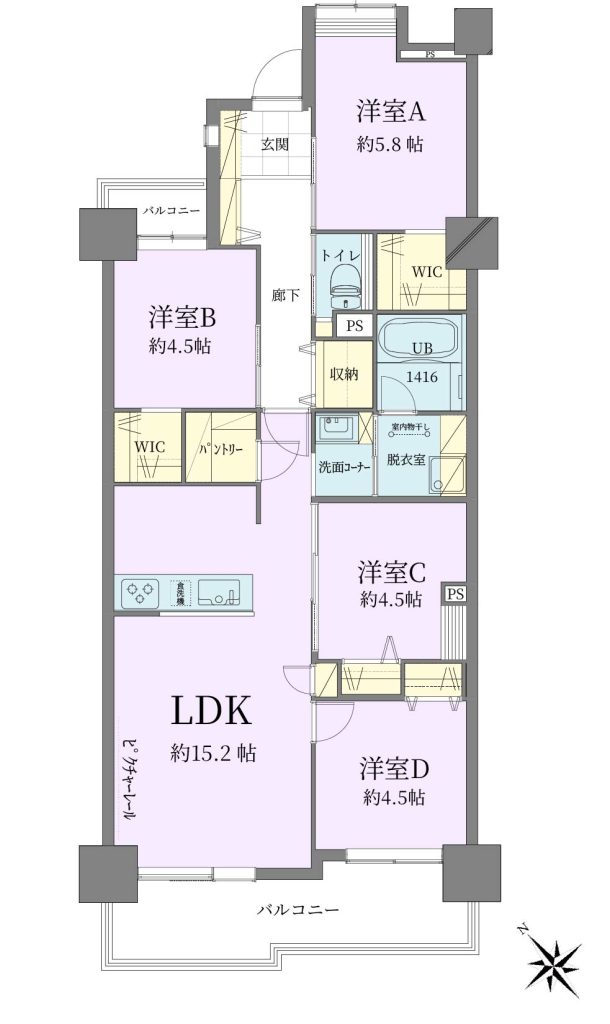 【間取り】4LDK