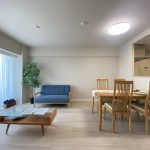 【リビング】 4LDKの間取り。LDKは15帖以上の広さがあります。