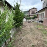 【現地】 南側庭の様子です。