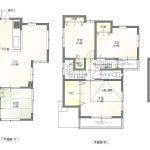 【間取り】4LDK+小屋裏収納（6帖）