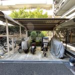 【バイク置き場】 バイク置き場もあります。月額　1000円。空き状況は随時ご確認ください。