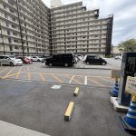 【来客用駐車場】 来客用駐車場があるのでご両親やご友人の訪問時に利用できます。