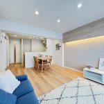 ウェルフェアグリーン南砂は、駅チカ、総戸数107戸のマンション。中庭を囲むように配棟された建物なので共用廊下は外部から見えない構造になっています。南西向き3階のリノベーション済みのお部屋のご案内です。