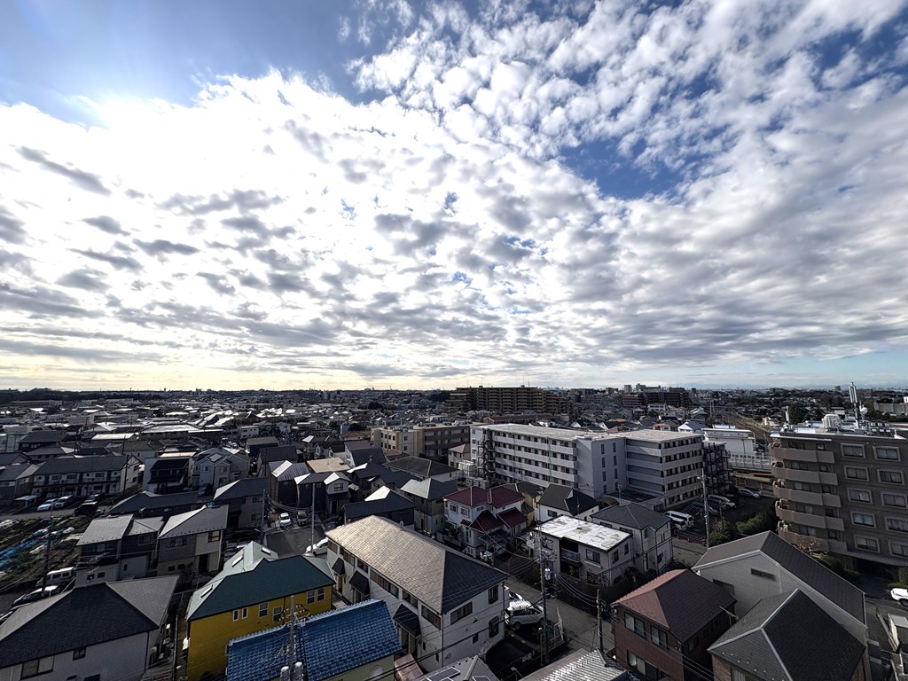 【眺望】 開放感があります。是非とも現地でご確認いただきたいポイントです。