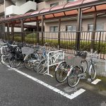 【駐輪場】 駐輪場の様子です。 月額 無償(ステッカー)。