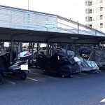 【バイク置き場】 バイク置き場の様子です。空き状況は随時ご確認ください。