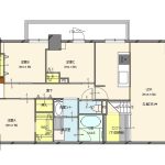 【間取り】3LDK+書斎(ロフト)