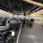 【バイク置き場】 バイク置き場は半年毎になります。半年額 2000円~6000円。空き状況は随時ご確認ください。